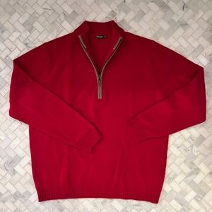 Cashmere J. McLaughlin Quarter Zip Sweater
